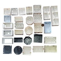4 "* 2" PVC Weiß Handy Box Elektrischer Schalter Anschluss dose Kunststoff Utility Verkabelung Wasserdichte Rechteck-Steckdosen box IP65