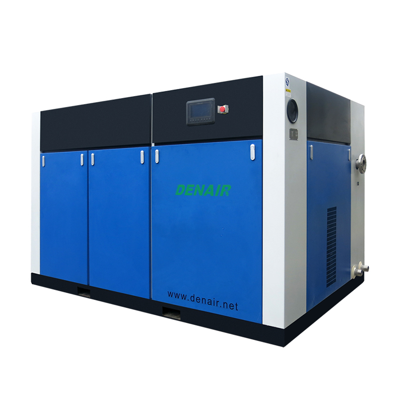 machine populaire de compresseur d'air à vis de double stage du type sec exempte d'huile 7 8 10 bar