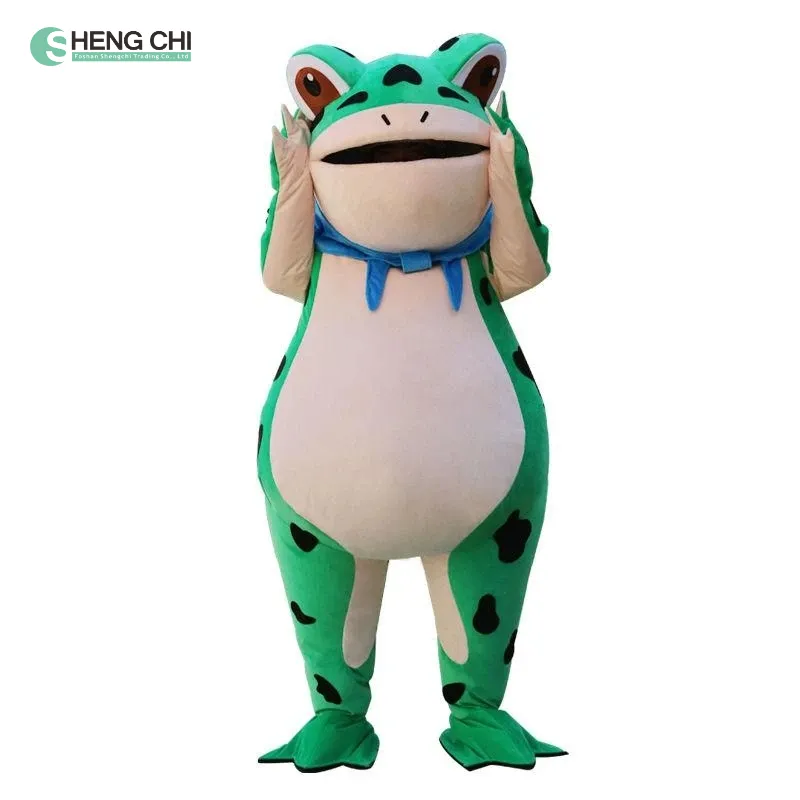 Costume de mascotte grenouille simbok traje de la rana personnalisé personnage de dessin animé disfraz de rana adulto pour adultes