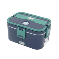 60w 12v 24v 110v 220v Boîtes à lunch électriques Chauffe-aliments Tiffin Boîte à lunch USB auto-chauffante en acier inoxydable Bento Boîte à lunch Boîte à lunch