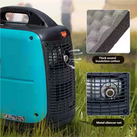 Inverter-Benzingeneratoren 2kW 3kW 5kW 8kVA 10kW Tragbarer Kleiner Leiser Benzingenerator 220V 50Hz für Zuhause Camping Wohnwagen