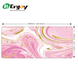 Chất lượng cao thêm lớn XXL màu hồng kết cấu tùy chỉnh bàn phím chuột Pad thảm tùy chỉnh Miếng Đệm chuột - Product Image 3