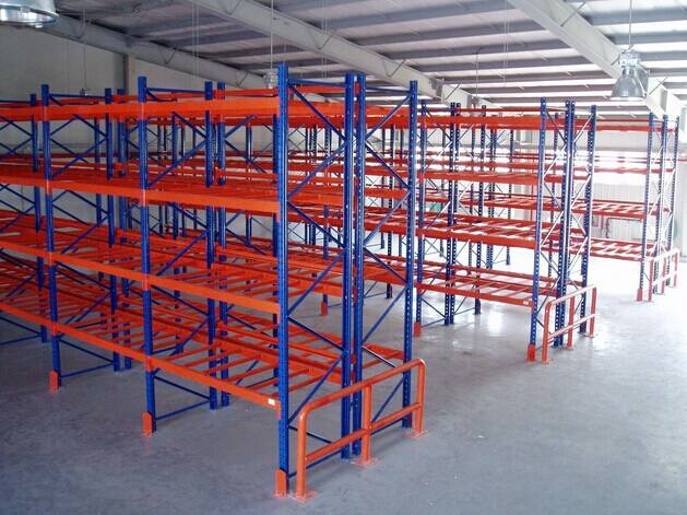 China factory making warehouse / supermarket metal steel shelving storage pallet upright rack cold roll forming machine