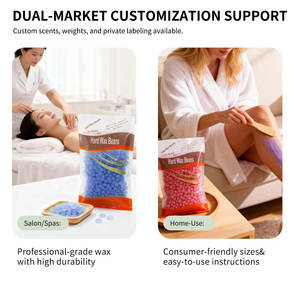 Juego de Perlas de <span class=keywords><strong>Cera</strong></span> Depilatoria Dura de Resina/Rosina Orgánica de 100 g, Aroma a <span class=keywords><strong>Granada</strong></span>, Natural, para Piel Sensible, Bikini, Venta al por Mayor - Product Image 3