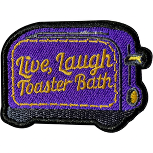 Custom Toaster Shape PVC Non-Woven Embroidered Patch <b>Iron</b> on Fabric Badge Hot Melt Applique for Clothing Hat Bag DIY - Product Image 3