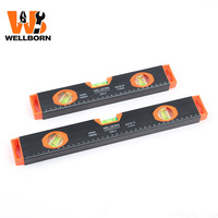 Niveau à bulle magnétique professionnel / Kit de niveaux à bulle - 24 pouces, niveaux torpille en aluminium pour la construction et la menuiserie
