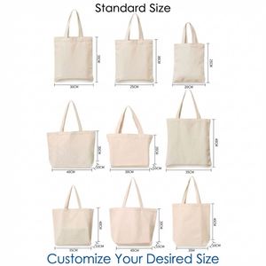 Sacs fourre-tout en toile de coton personnalisables avec logo imprimé, lavables, pour la plage, cadeaux promotionnels pour événements, couleur et taille personnalisées, vente en gros - Product Image 2