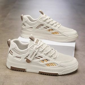 Zapatos Deportivos de Piel <span class=keywords><strong>Blancos</strong></span> para <span class=keywords><strong>Hombre</strong></span>, Zapatillas de <span class=keywords><strong>Tenis</strong></span>, Botas, Sapatos Masculinos, Chaussures Decontractees, Zapatos Deportivos con Forro de Malla - Product Image 1