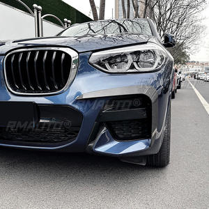 Cubierta embellecedora de faro antiniebla y divisor de aire para parachoques delantero BMW X3 G01 X4 G02 M Sport 2018 2019 2020 2021 Kit de carrocería Tuning - Product Image 3