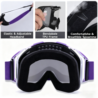 Casque intégral de moto tout-terrain Enduro, de haute qualité, neuf, en gros, OEM/ODM, fabriqué en PC, résistant au vent et à la poussière, avec lunettes