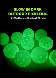 Orange Led Light Pickleball Lighting In Dark Pickleball Balls Usapa Outdoor Custom 40 Holes Pickleball Balls MOZKUIB 2024