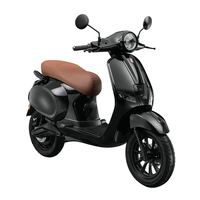 Scooter électrique à deux roues en alliage d'aluminium EEC Euro5, moteur sans balais, batterie au lithium amovible, autonomie de 120 km, étanche