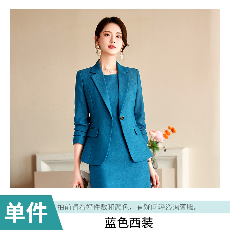 blue suit