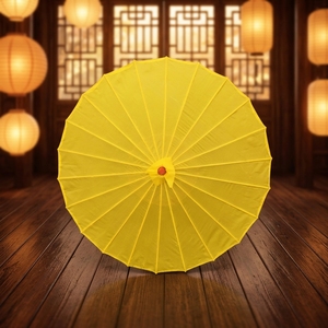 <span class=keywords><strong>Parapluie</strong></span> en papier blanc à l'huile d'art chinois classique artisanat en bambou populaire pour les fêtes de mariage paquet de parapluies - Product Image 5