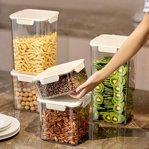 Boîte de rangement de cuisine rectangulaire multifonctionnelle <span class=keywords><strong>en</strong></span> <span class=keywords><strong>verre</strong></span> de style moderne, capacité 1-3L, design pliable portable, préservation de la fraîcheur - Product Image 5