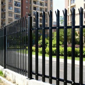 Panneaux de clôture de jardin en acier à faible teneur en carbone, revêtement poudré moderne, pour <span class=keywords><strong>balcon</strong></span> et cour résidentiels - Product Image 2