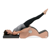 Baril de Pilates personnalisé en chêne pour la correction de la colonne vertébrale, idéal pour le yoga et le fitness