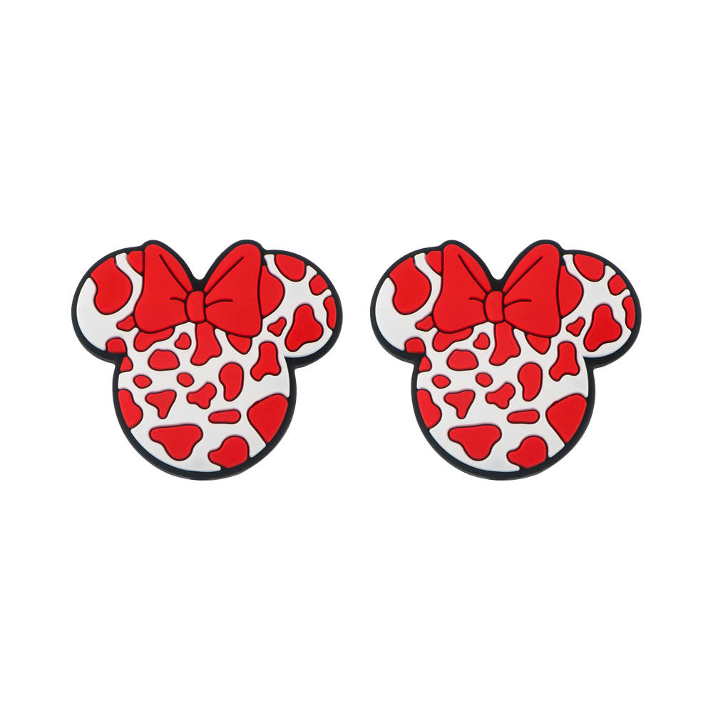 Mouse Head Bead Red SA323