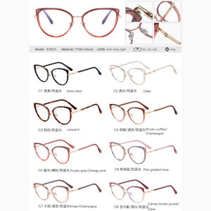 83603 Nuova Montatura Occhiali da Vista Donna in TR90 Stile Cat Eye con Protezione Anti-UV e Anti-Luce Blu - Product Image 2