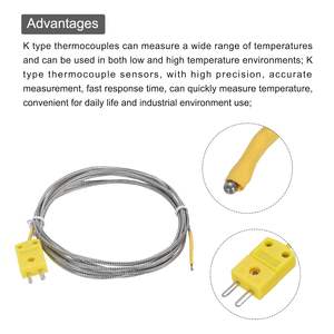 หัววัดอุณหภูมิ K-type, เซ็นเซอร์อุณหภูมิพื้นผิวแบบสัมผัส <span class=keywords><strong>thermocouple</strong></span> - Product Image 3
