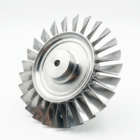Rotor à pales intégrées sur mesure usiné CNC 5 axes de précision en acier inoxydable/aluminium pour turbocompresseur aérospatial