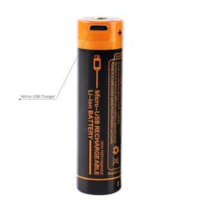 Top Quality P1838A Type-C USB <strong>18650</strong> 3.6V <strong>3800mAh</strong> Rechargeable Li-ion <strong>Battery</strong> for Flashlight - Product Image 1