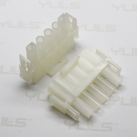 Conectores de pcb de 6,3mm, de 3 filas conector de alimentación, carcasa de plástico, terminal de engarce de 12a 18a, Conector de terminal de latón