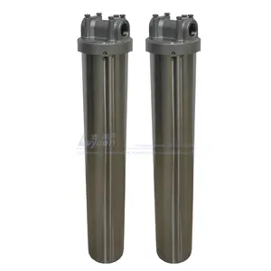 Drinking water filter system single stage 10 inch stainless steel pre filter housing