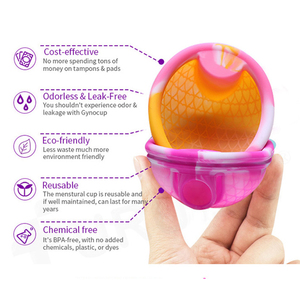 Mềm y tế Silicone linh hoạt Lady âm đạo đĩa Silicone vòng kinh nguyệt copa - Product Image 3