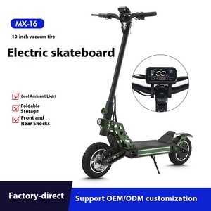 สกู๊ตเตอร์แบบพับได้ โครงอะลูมิเนียม กันน้ำ 800w ความเร็ว 42-45 กม./ชม. ระยะทาง 35-45 กม. คู่หูการเดินทางสองล้อ รุ่น Mx-16 1 S Mx-16 1 - Product Image 3