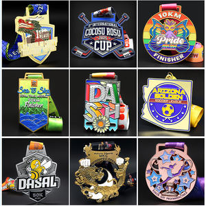 Medallas Deportivas Personalizadas de Metal con Cinta para Corredores de Maratón y Carreras de 5K - Product Image 6