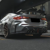 Kit de conversion amélioré pour voiture, kit carrosserie large en fibre de carbone pour BMW M3 G80 M4 G82 2022+, pare-chocs avant et arrière