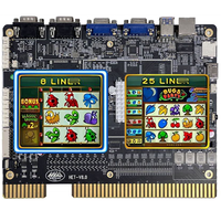 Bugs Party 2-en-1 HET Jeu de compétences avec support de carte de jeu PCB à monnayeur espagnol simple et double pour 4 machines de jeu d'arcade