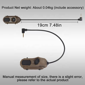 Adaptateur AXON Series PEQ2.5mm Rail de guidage Haute pression Câble de queue en nylon Contrôle de la souris pour accessoires de chasse tactique - Product Image 5