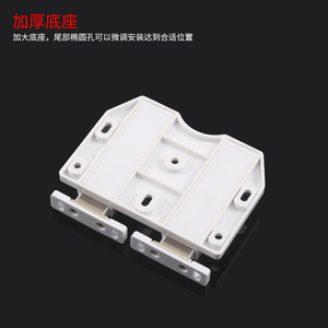 ตัวหยุดประตูแบบกดสองบานสำหรับตู้แบบซ่อน  วัสดุพลาสติก รับน้ำหนัก 15-55 กก. ดีไซน์มินิมอล ติดตั้งง่ายสำหรับบานตู้ - Product Image 3