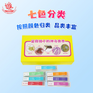 สไลด์ชีววิทยา, ตัวอย่างวัตถุ, การเผยแพร่ความรู้วิทยาศาสตร์สำหรับนักเรียน, ภาพประกอบที่คมชัด, การย้อมสี, อุปกรณ์เสริมกล้องจุลทรรศน์ที่ดี, 7 ชิ้น - Product Image 5