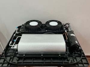 ระบบปรับอากาศติดหลังคาแบบพัดลมคู่ 2200W สำหรับรถบรรทุกหนัก ใช้ไฟ 24V AC - Product Image 2