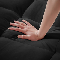 Fauteuil-lit convertible une place avec dossier réglable, support téléphone et port USB, fauteuil inclinable pour salon