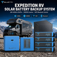 Sistem Cadangan Baterai Surya BLUETTI Expedition RV 48V 400Ah LiFePO4 5000W Inverter Kontrol WiFi Bluetooth