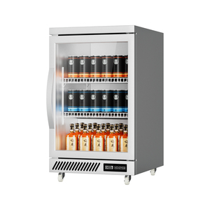 Réfrigérateur à boissons avec porte en verre et éclairage LED, armoire réfrigérée pour bar, armoire à vin, mini réfrigérateur de bar - Product Image 2