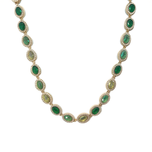 Crystal <b>Necklace</b> 316L Stainless Steel PVD Gold Plating Sustainable Resistant Jewelry for Women - Product Image 2