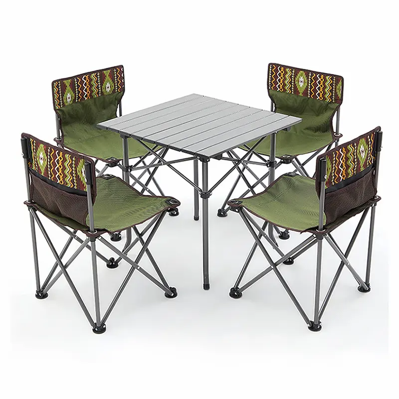 ชุดโต๊ะและเก้าอี้ปิกนิกพับได้,โต๊ะปิกนิกแคมป์ปิ้งพับได้ออกแบบใหม่สำหรับทัวร์ปิกนิก