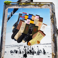 Chaussettes de cheville respirantes pour hommes, femmes, enfants et jeunes, style Hip-Hop Street Crew, Yoga, Cactus Jack, Grimace Band, en Spandex/Coton, collection Printemps