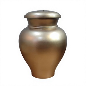 Handmade Transparent Aluminum Cremation Urns-Small Miniature to Large Sizes Modern Luxury Design for Memorial & Companion Use - Product Image 1