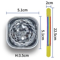 Mini LED Disco-Kugel Handgelenk-Lampe Armband-Licht Blau Elfen-Bühnenbeleuchtung Weihnachts-Disco-Party-Beleuchtung Blau Rot Rosa Gelb RoHS