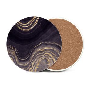 Керамические подставки под заказ, текстурированная мраморная заготовка, 10 см, диаметр 8 мм - Product Image 3