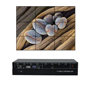 Corkiit hdmi video wall controller 3x3 support rotation 180 degree with IR remote control 9 HDMI 1080P outputs