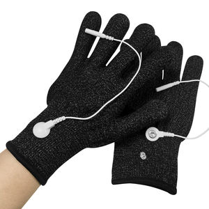 Guanti in fibra d'argento con elettrodo conduttivo magnetico per massaggio antibatterico con fisioterapia agli ioni d'argento - Product Image 5