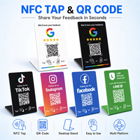 Carte de visite QR Code Google pour les réseaux sociaux, programmable, paiement NFC, contrôle d'accès hôtelier, avis, durable
