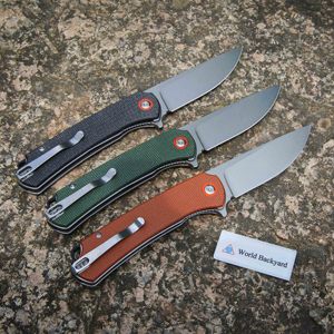 Coltello XR956R con Lama Affilata a Punta Goccia in Acciaio D2, Ottimo Aiuto per Attività all'Aperto, Coltello EDC con Manico in Micarta, Coltello Tascabile da Campeggio, Coltello di Sopravvivenza per Autodifesa - Product Image 2